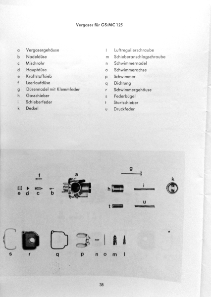 Arbeiten am Zweitaktmotor KS175 Typ521-500